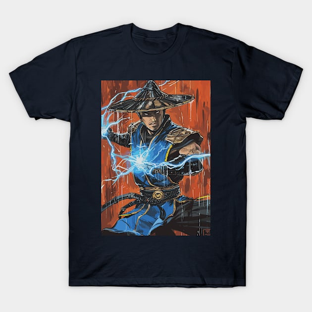 Raiden Mortal Kombat T-Shirt by peculiarbutcute